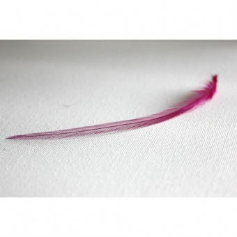 Plume de cheveux rose fushia 11 à 14 cm