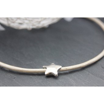 Collier marieÃ©e cuir blanc