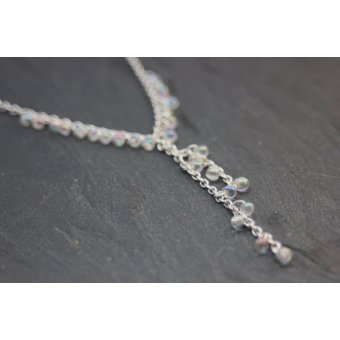 Collier de mariage gouttes d'eau