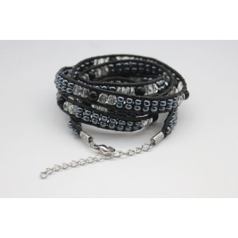 Bracelet wrap vintage 'grey'