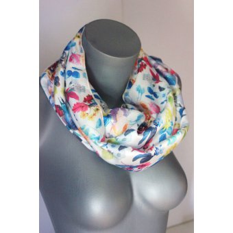 Snood imprimé liberty multicolore