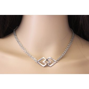 Collier ethnique Navajo en acier 