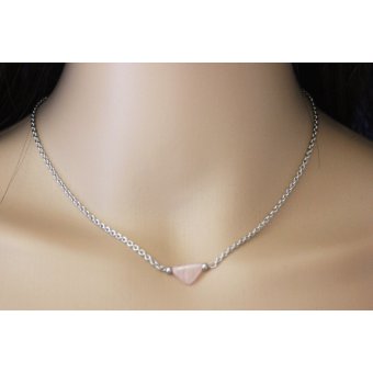 collier ethnique triangle rose by EmmaFashionStyle