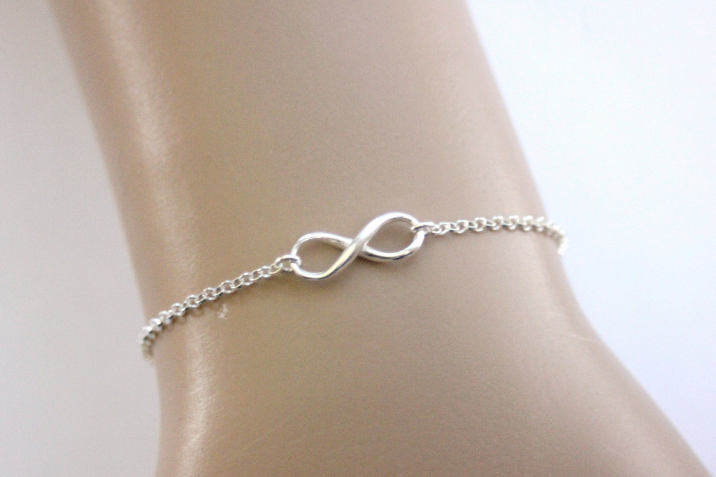 Bracelet infini en argent massif - Emmafashionstyle