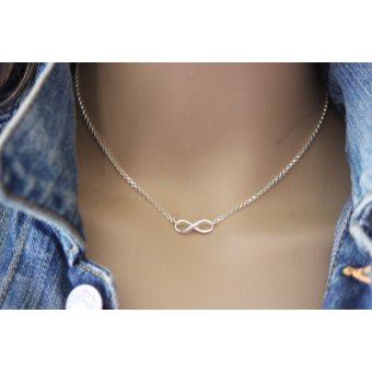 Collier Infini en argent massif