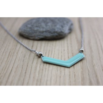 collier plastron vert mint by EmmaFashionStyle