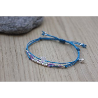 bracelet perles miyuki et argent massif by EmmaFashionStyle