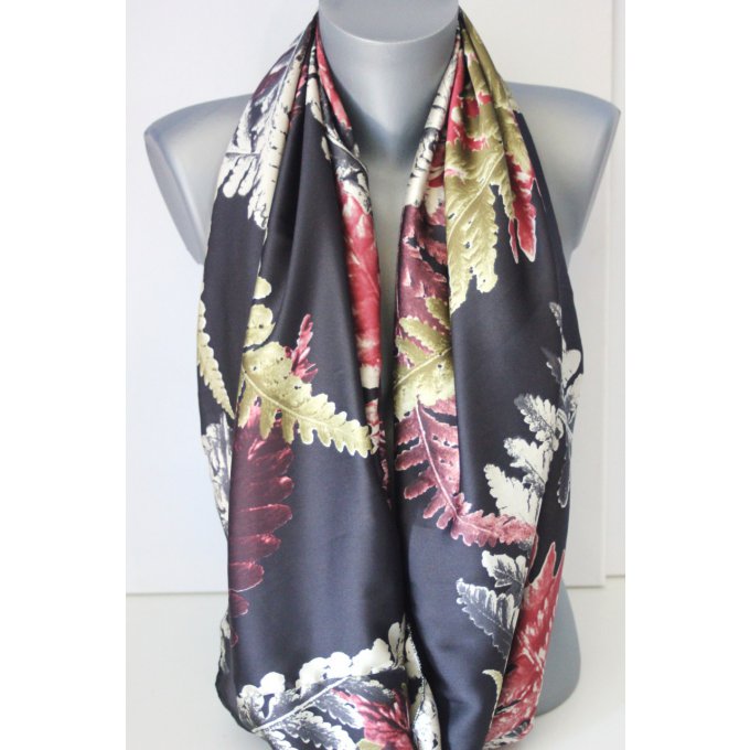 foulard tube bleu marine by EmmaFashionStyle