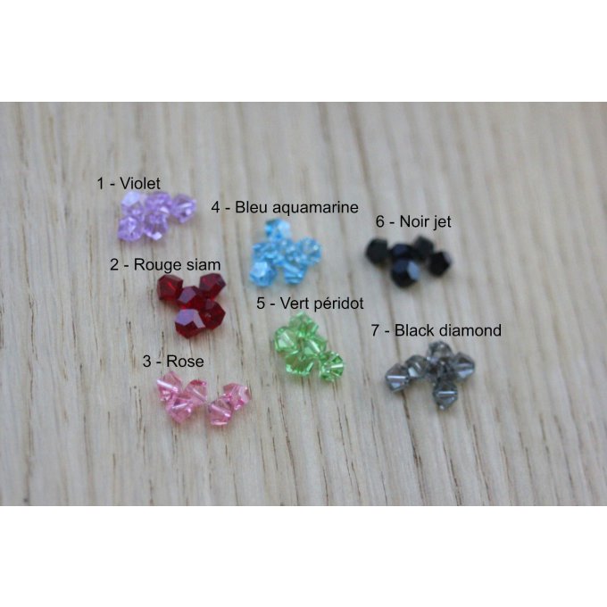 perles simplicity Swarovski couleurs aux choix