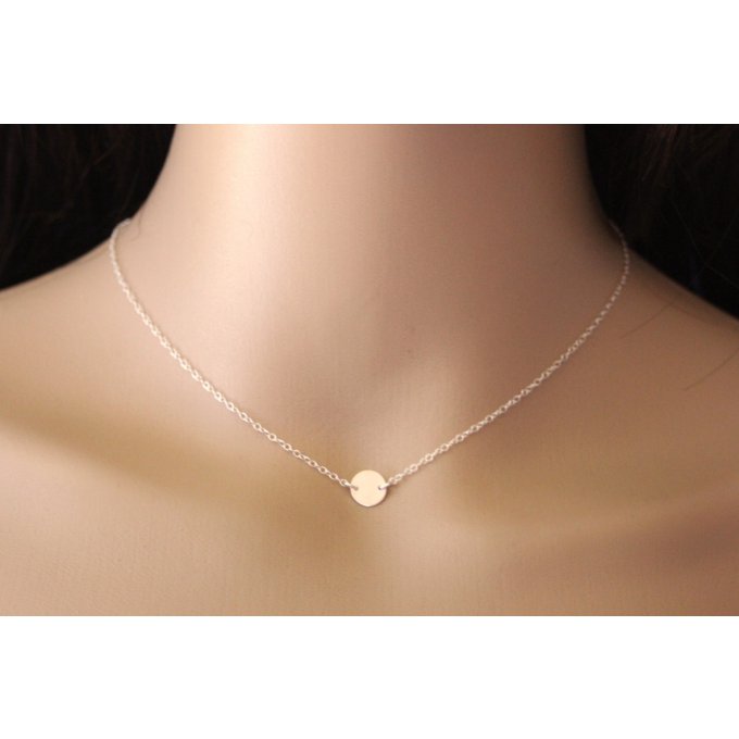 collier fin en argent