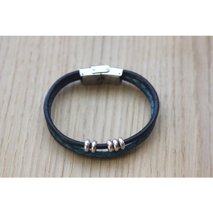 bracelet femme en cuir noir by EmmaFashionStyle