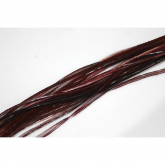 Extension naturelle Plume de cheveux marron auburn
