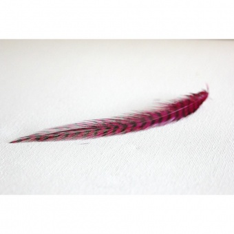 Plume de cheveux rose fushia grizzly 10 à 12 cm