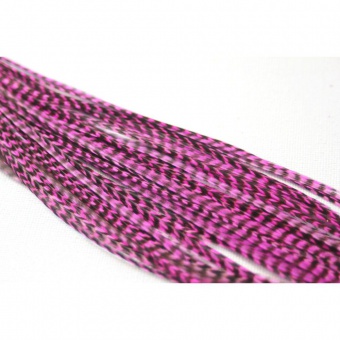 Extension Plume de cheveux rose fushia grizzly