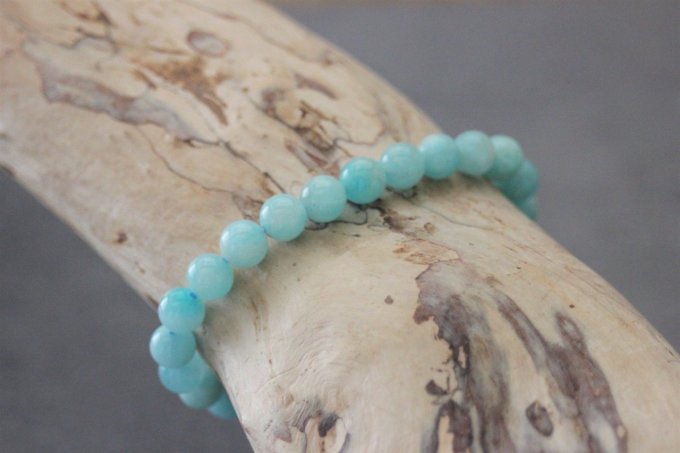 Bracelet perles amazonite