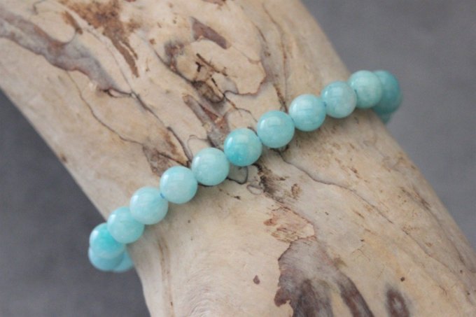 Bracelet perles amazonite