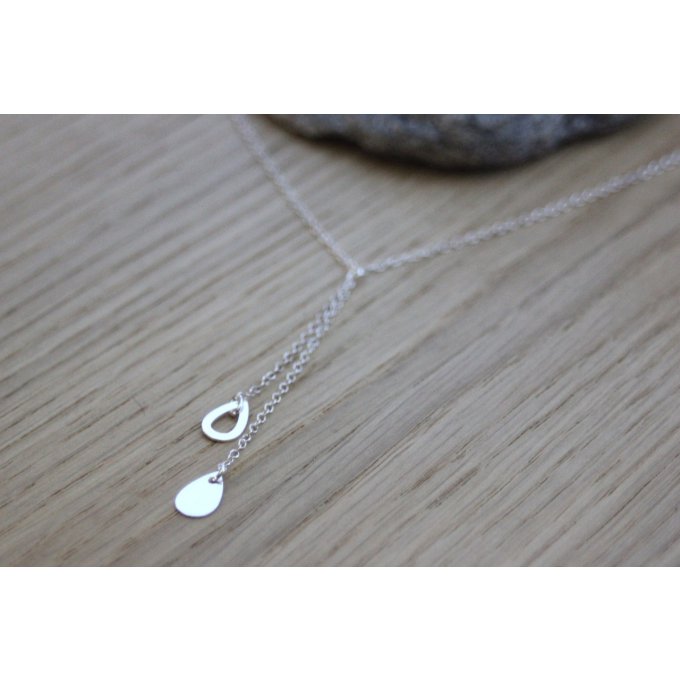 collier minimaliste en argent 