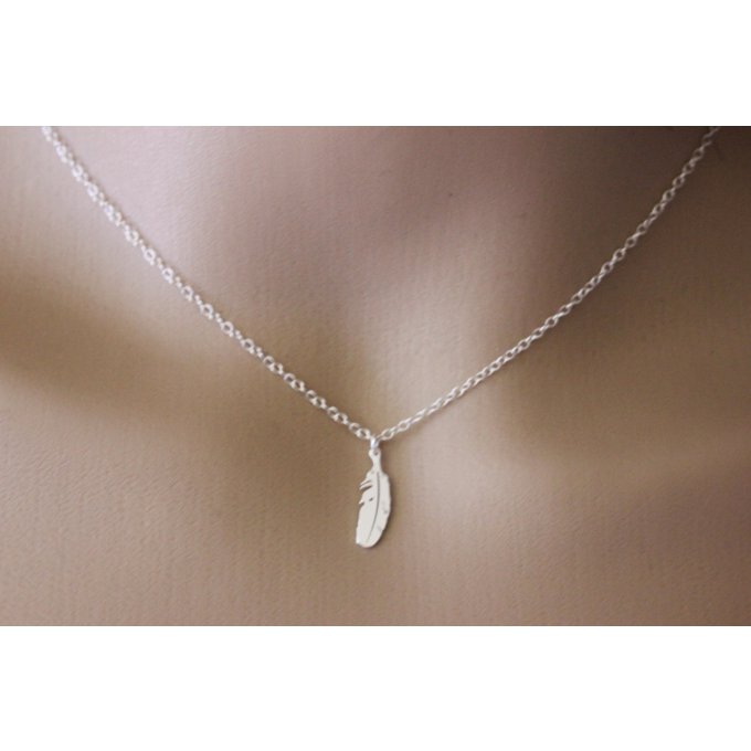 collier minimaliste en argent