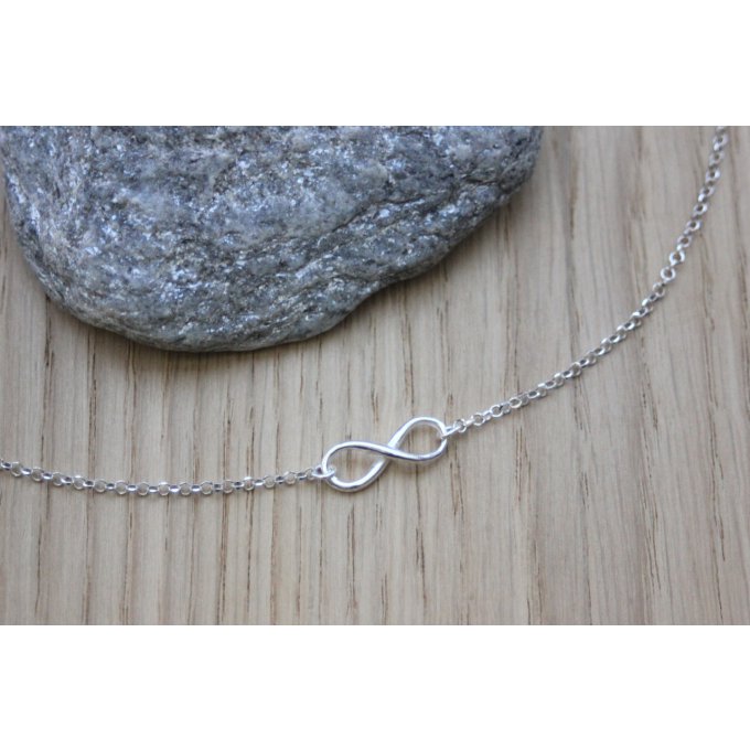 Collier Infini 16mm en argent massif