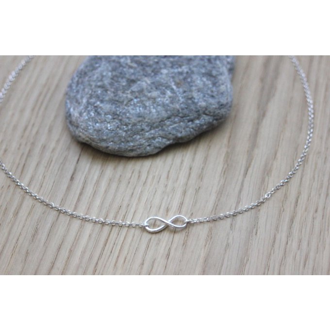 collier infinity argent 925