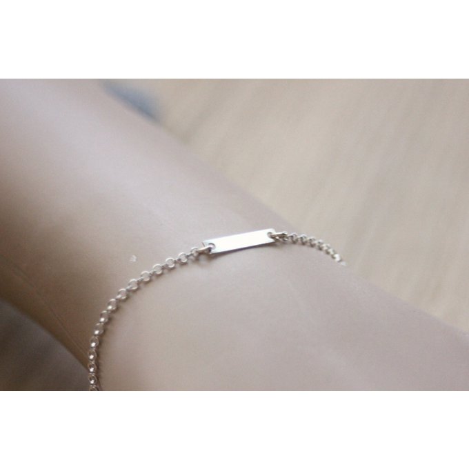 bracelet fin en argent