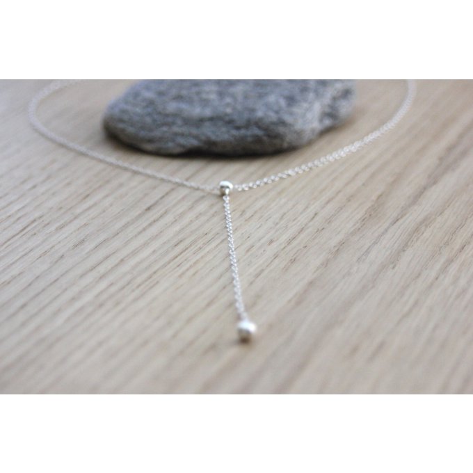 collier fin en argent