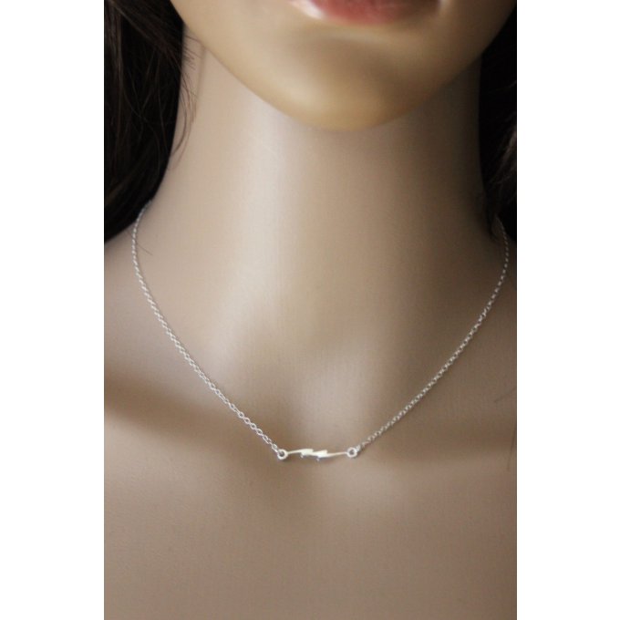 collier fin en argent