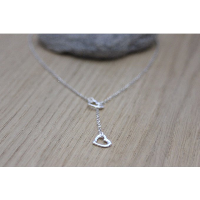 collier lasso en argent