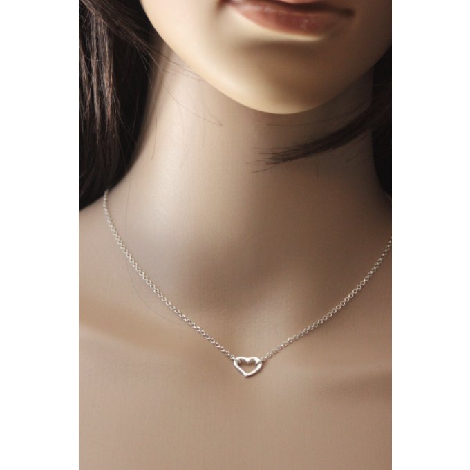 collier fin en argent