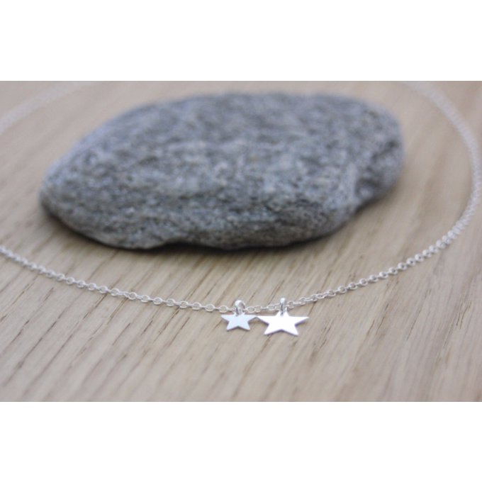 collier fin en argent