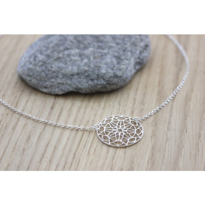 collier ras du cou argent