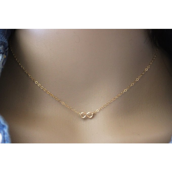 collier fin en or