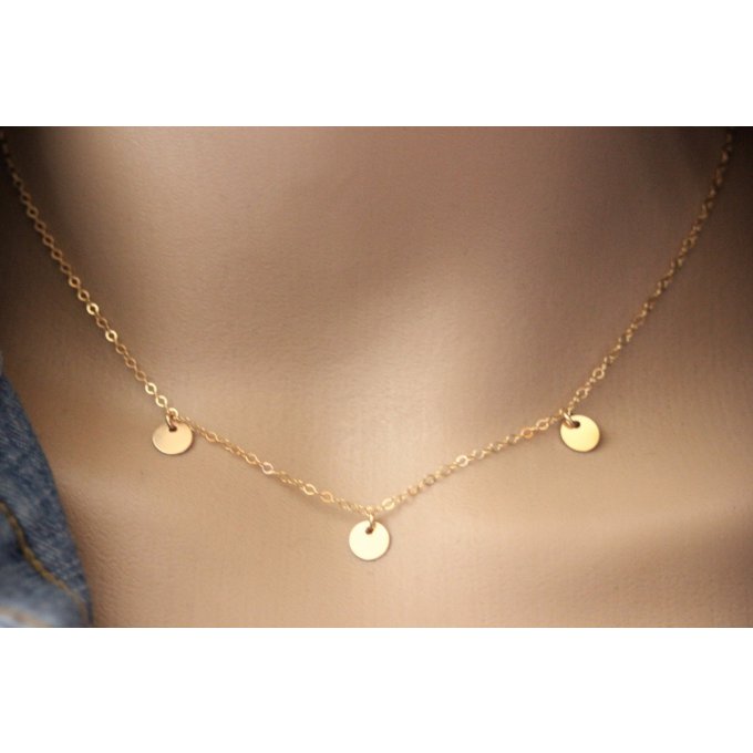 collier minimaliste en or