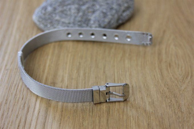 Bracelet ceinture en acier inoxydable 