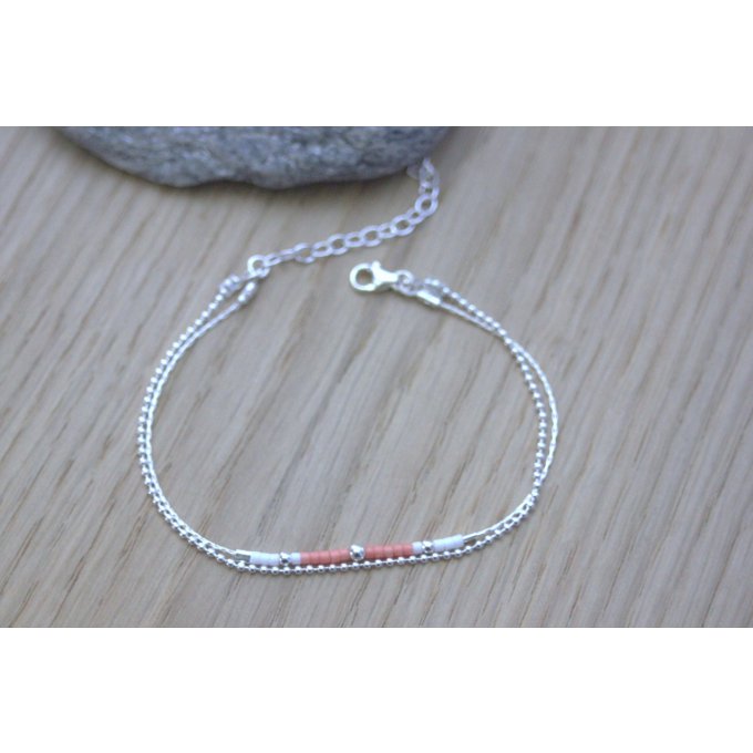 bracelet minimaliste en argent massif