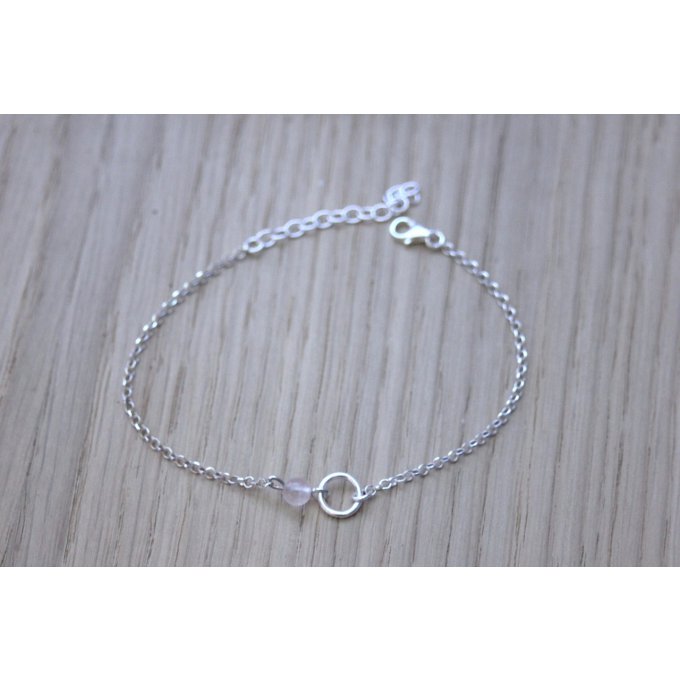 bracelet géométrique en argent