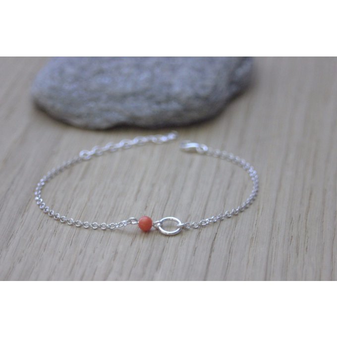 bracelet anneau en argent massif