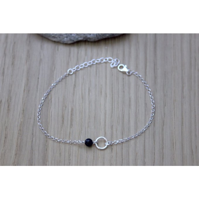 bracelet géométrique en argent