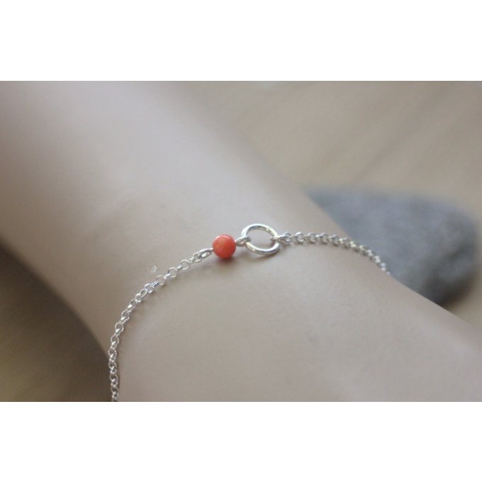 bracelet géométrique en argent