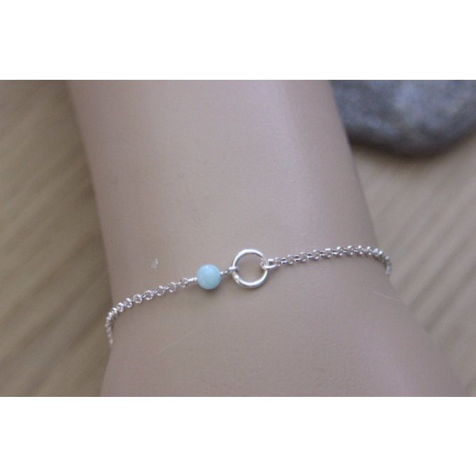 bracelet minimaliste en argent