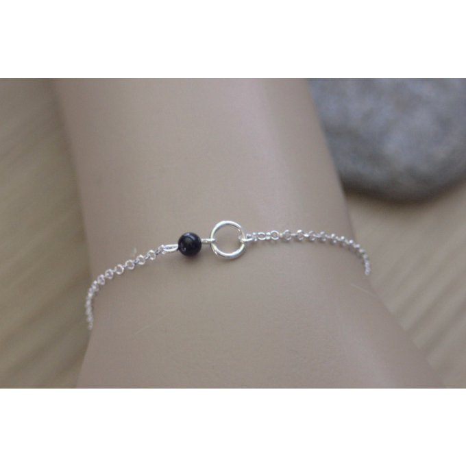 bracelet anneau en argent