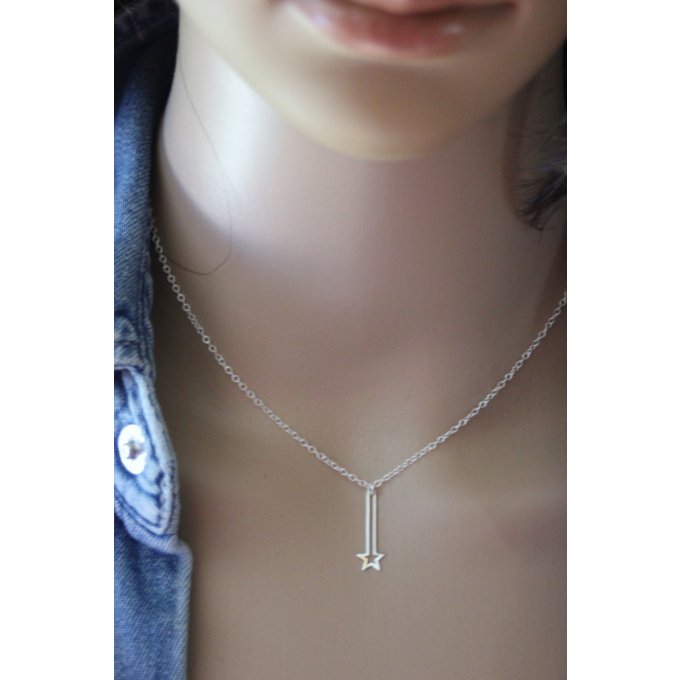 collier fin en argent