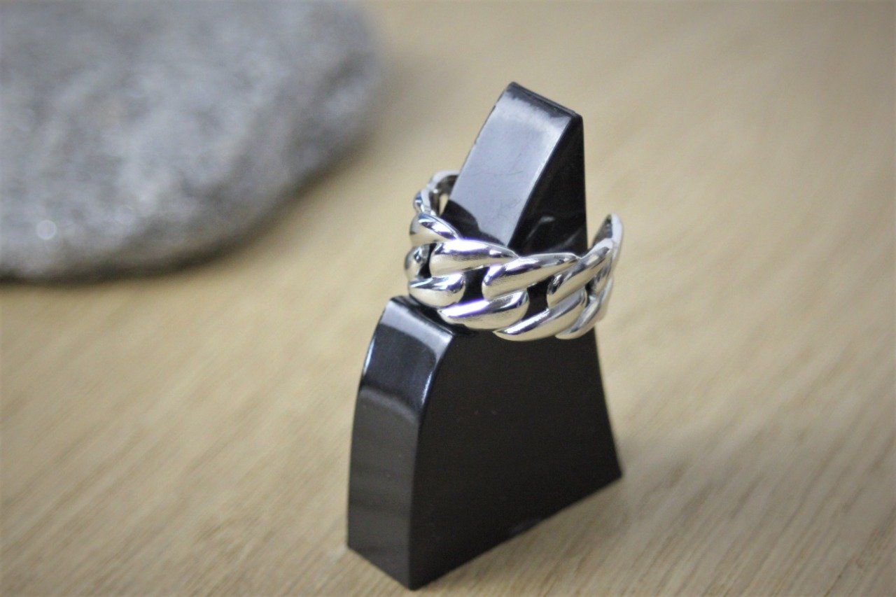 Bague 5 anneaux en argent massif - Emmafashionstyle