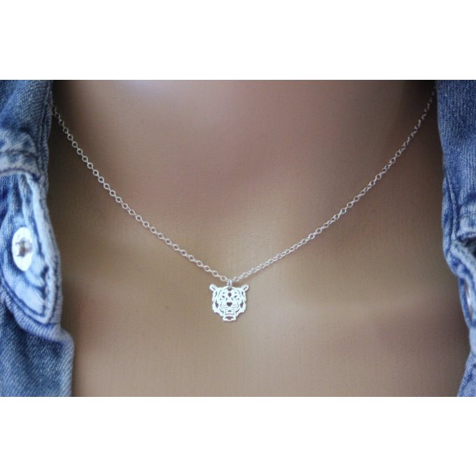 collier fin en argent