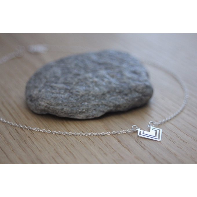 collier fin en argent