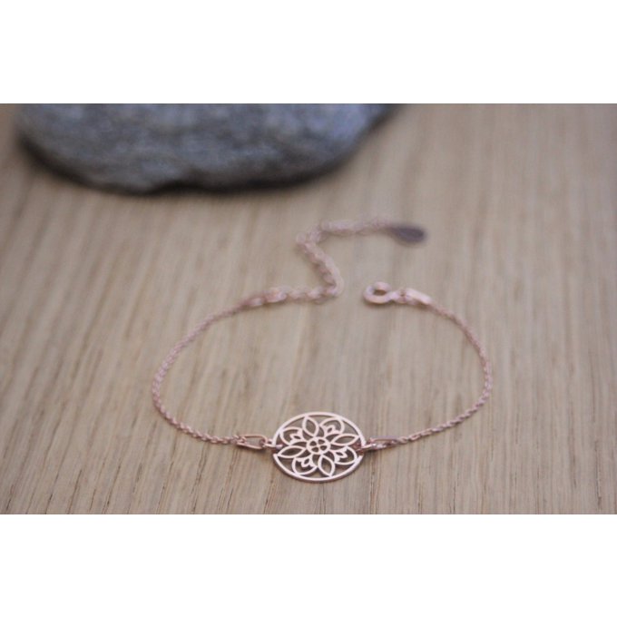 Bracelet or rose rosace - bracelet mandala