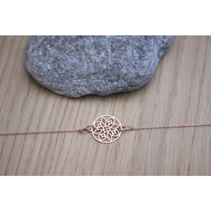 Bracelet or rose rosace - bracelet mandala