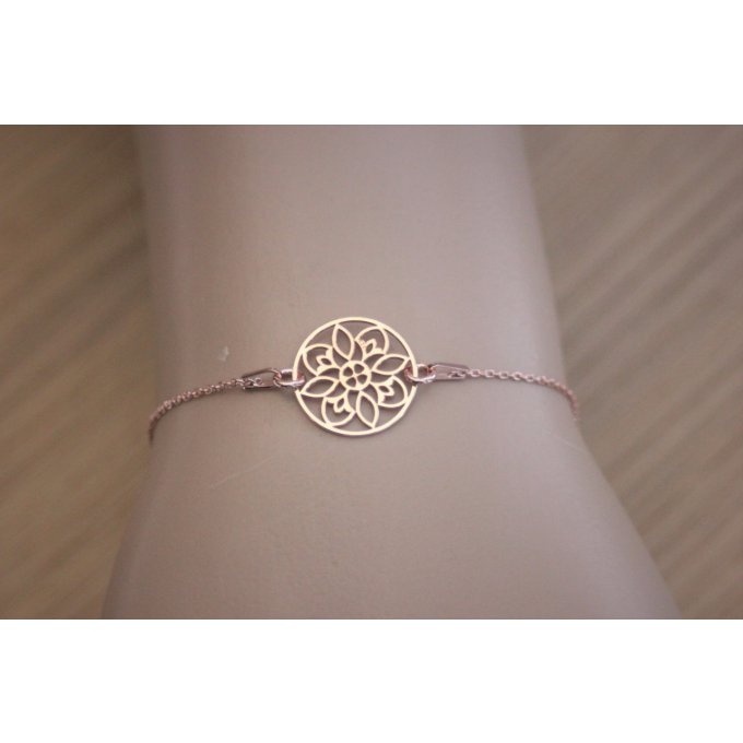 Bracelet or rose rosace - bracelet mandala