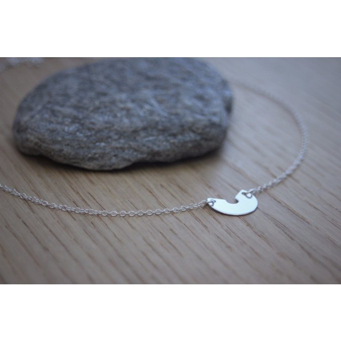 collier médaille argent 925