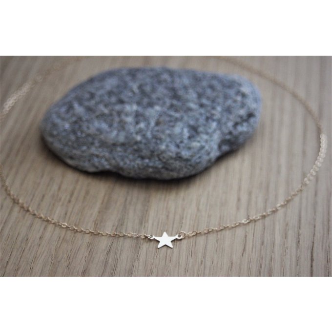 Collier petite étoile en or Gold Filled